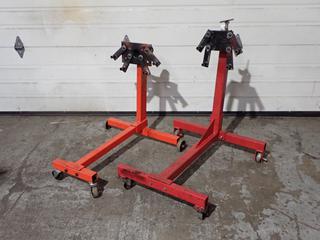 MVP Pro-Lift 750lb Cap. Engine Stand c/w Unknown Make 750lb Engine Stand