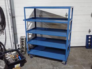 Kleton 48in X 24in X 55in 5-Tier Steel Platform Cart