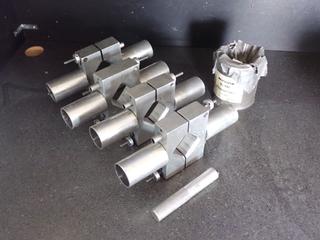 Qty Of (4) Aluminum Leadshot V8 Bob Weights