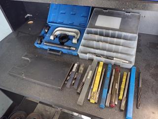 Heavy Metal Install Kit c/w 1/2in - 1 1/8in Drill And Reamer Bits And Installer Press And Drill Fixture Plate For Mill