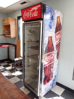Coldstream SM16-8 24in X 30in X 79in Coca-Cola Cooler. SN 79C150