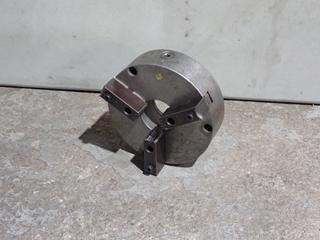 Bison 12in Self-Centering 3-Jaw Lathe Chuck w/ 4in Bore