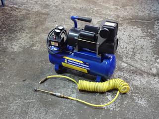Powerfist 8474959 120V 3-Gal 125 PSI Air Compressor. SN 0003554
