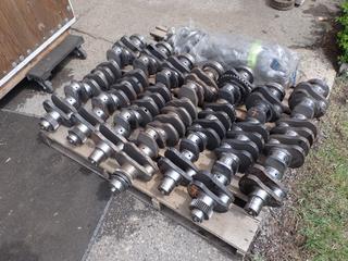 Qty Of Cummins Crankshafts Includes: (2) 5.9 12V, (2) 5.9 Common Rail, (1) 5.9 Marine, (1) 6.7 Fresh Grind And (1) 5.9 24V