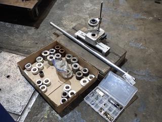 Sunnen PLB-100 Line Boring Attachment c/w Accessory Kit, 47 1/4in Boring Bar, Cummins Cam Bearing Boring Kit And Qty Of Assorted Size Bushings For Use With SB And BB Chevy, Duramax, Cummins, SB Ford, RB26 Nissan, 2JZ Toyota, 400 Pontiac And 5.7 - 6.4 Hemi. SN 1601 *Note: Attachment Fits Lot 1040*