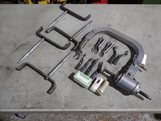 Atlas 150 PSI Pneumatic Spring Compressor c/w (4) K-Line Cylinder Head Holders