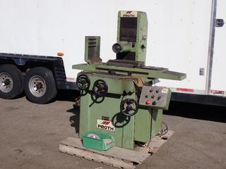 1982 Proth PSG-2550M 220/440V 3-Phase Surface Grinder w/ 16in X 8in Surface And Qty Of Grinding Wheels. SN 20337