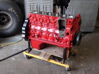Cummins 5.9L Racing Short Block Engine w/ 0.040 Cut And Coated Pistons, Colt Stage 3 Camshaft,  Teflon And Ceramic Coating, Double .041 O-Rings, 12-Valve Connecting Rods w/ ARP Bolts, Dual Turbo Drains, 14mm Custom Aged 625 Head Studs, ARP Main Studs, Colt Stage 3 Crankshaft And Fluidamper Harmonic Balancer *Note: Built To Support 2000HP*