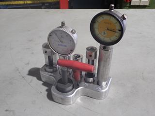 0.625in - 1.250in Valve Stem Height Gauge Set w/ Pro Check And Asimeto 1in Dial Indicators
