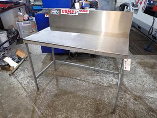 50in X 25in X 36in Stainless Steel Shop Table