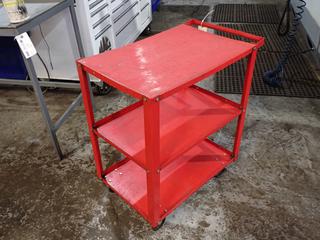27in X 18in X 32in 3-Shelf Shop Cart