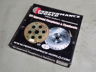 Unused Performance World FWP350-SFI Flexplate For Use w/ SB Chevy Engines
