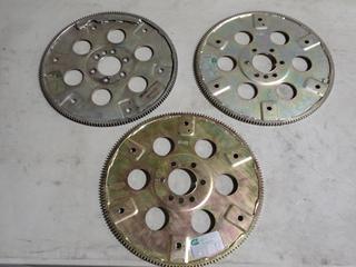 (1) Performance World FP-350, (1) FP-454 And (1) Band M Racing 20233 Flexplates To Fit Chevy BB And SB Engines