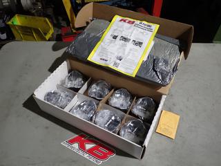 Qty Of (8) Unused UEM KB135.020 Hypereutectic Pistons For Use With Chevy 383 Engines