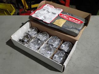 Qty Of (8) Unused WEM IC743.030 Premium icon Forged Pistons For Use With Chrysler 360 Engines