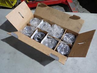 Qty Of (8) Unused UEM 3248HC.75MM Silv-O-Lite Coated Pistons To Fit Chrysler Hemi 5.7L V8 Engines