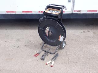 Signode DF-15 Banding Cart c/w Tensioner, Crimper And Qty Of Band And Banding Clips