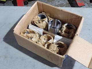 Qty Of (6) Unused Mahle 224-3673WR.040 Pistons w/ Rings For Use With 5.9L Cummins V8 Engines