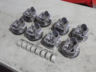 Qty Of (8) Engine Tech P5047 Pistons To Fit Chevy 454 Engines