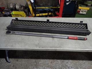 Snap-On TECH4R600 3/4in 60-600ft-lb Digital Torque Wrench. SN 1003300004