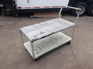48in X 24in X 24in 2-Tier Steel Platform Cart