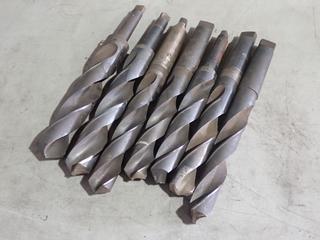 Qty Of (7) 1 21/32in - 2 1/8in HSS Drill Bits