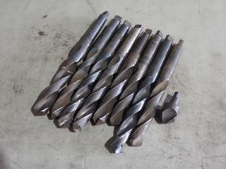 Qty Of Assorted 1 3/16in - 1 1/2in HSS Drill Bits