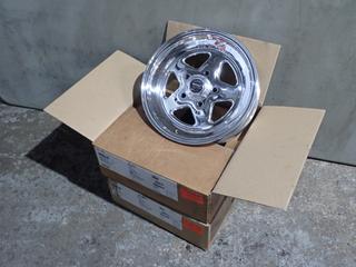 (2) Unused Weld Racing 15in X 3.5in 5-Stud Rims. PN 96-54270