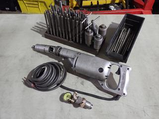 Kwik-Way Valve Grinder Kit w/ Guide Pilot Stems, Thread Holders And Chucks