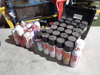 Spotcheck Dry Penetrant Test Kit c/w Qty Of Unused/Slightly Used Penetrants