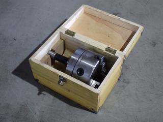 R8-QCC-130 5in 3-Jaw Quick Change Chuck w/ 1 1/2in Bore