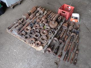 Qty Of Assorted Cat 50 Tool Holders, Face Milling Cutters, Taps And Reamers