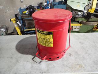 Justrite 38L Oily Waste Can