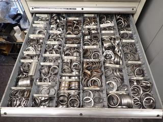 Qty Of Assorted 1 3/16in - 2.255in Valve Seats *Note: Contents Of Drawer Only*