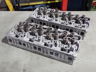 (2) Rebuilt Duramax LLM Cylinder Heads And Wire O-Rings *Note: Must Use Black Victor Rienz Gasket*
