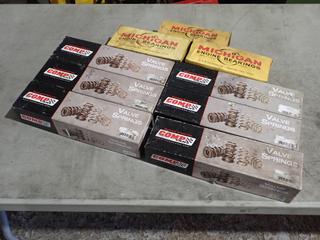 Qty Of Assorted Unused Comp Cams Valve Springs And Michigan Engine Bearings 