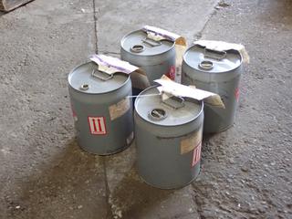 Qty Of (4) 5-Gal Pails Of Synthetic Racing Diesel 