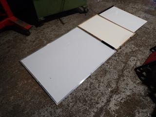 Qty Of (3) Whiteboards 
