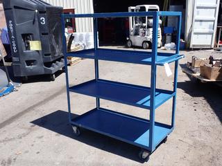 Kleton 48in X 24in X 55in 4-Tier Steel Shop Cart