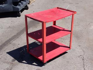 27in X 18in X 32in 3-Shelf Shop Cart
