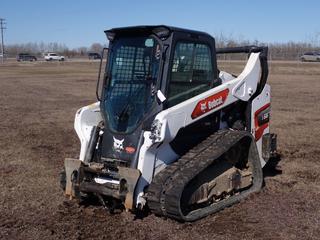 2022 Bobcat T66 R-Series Compact Track Loader c/w Bobcat 2.4L Diesel Engine, 2-Spd, Q/A, Aux Hyd And ISO/H-Drive w/ Hand Bucket Steering Patterns. Showing 4378hrs. PIN B4SB24291  **LOCATED IN COLD LAKE, AB**