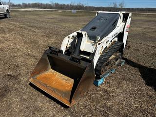 2011 Bobcat MT52 Walk Behind Skid Steer Loader C/w Q/c Bucket, Showing 1724 Hrs SN A3WR13566 **LOCATED IN COLD LAKE, AB**