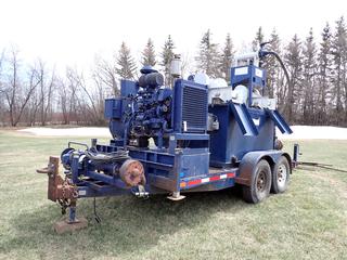2007 Tri-Flow Centrifuge Mud Mixing/Recycling Trailer C/w Self Contained, John Deer 8-Cyl Diesel Generator, Pumps, Centrifuge, Spare Pumps And 7.50R16 Tires. CVIP 04/2027.  VIN TF1TRL4047 **LOCATED IN EDMONTON**
