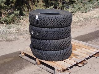 Qty Of (4) Unused Pace Mark Snow Trakker 225/77R15 Tires. **LOCATED IN EDMONTON**