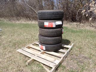 Qty Of (4) Unused Max Tour 175/65R14 Tires And (1) Motomaster P185/65R14 Tire **LOCATED IN EDMONTON**