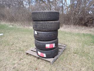 Qty Of (3) Unused Champro 215/40ZR17 Tires And (2) Bridgestone Blizzak 215/70R14 Tires **LOCATED IN EDMONTON**