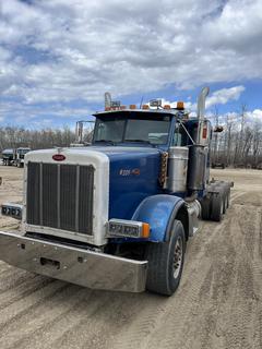 2002 Peterbilt 378 Tri/A Cab and Chassis Day Cab Truck Tractor C/w Cummins N14, 18 Spd, A/R Susp VIN 1XPFP60X92D579330 **LOCATED IN COLD LAKE, AB**