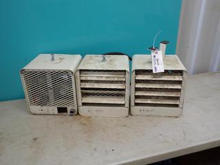 Qty Of (3) Ouellet CH0108 208/240V Heaters *Note: Parts Only*  **LOCATED IN EDMONTON**