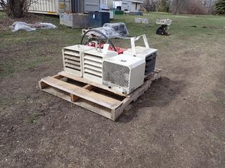 (2) Ouellet CH0108 208/240V Heaters, (1) Stelpro RUH5T  240/208V Single Phase Heater, (1) Pro Fusion HA24-50MB 240V And (2) Marley 482A 240/208V Single Phase Heaters *Note: (1) Marley Has Faulty Thermostat* **LOCATED IN EDMONTON**