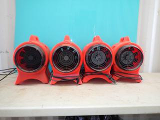 Qty Of (4) Allegro Model 9539-08 115VAC Single Phase Blowers **LOCATED IN EDMONTON**
